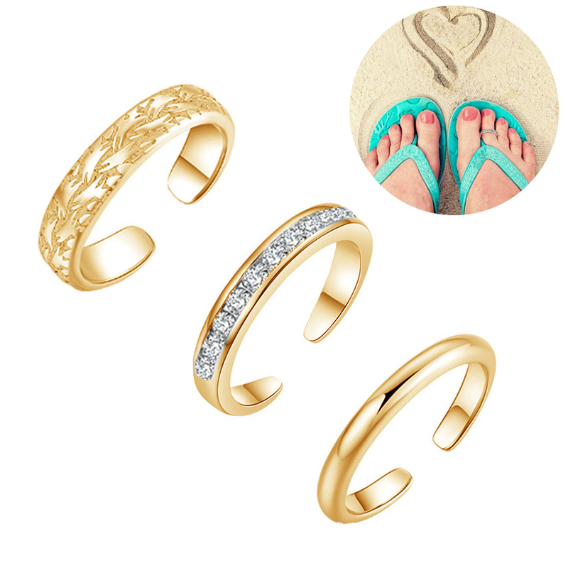 Body Jewelry Lot - Комплект Trio: женские кольца на носок,