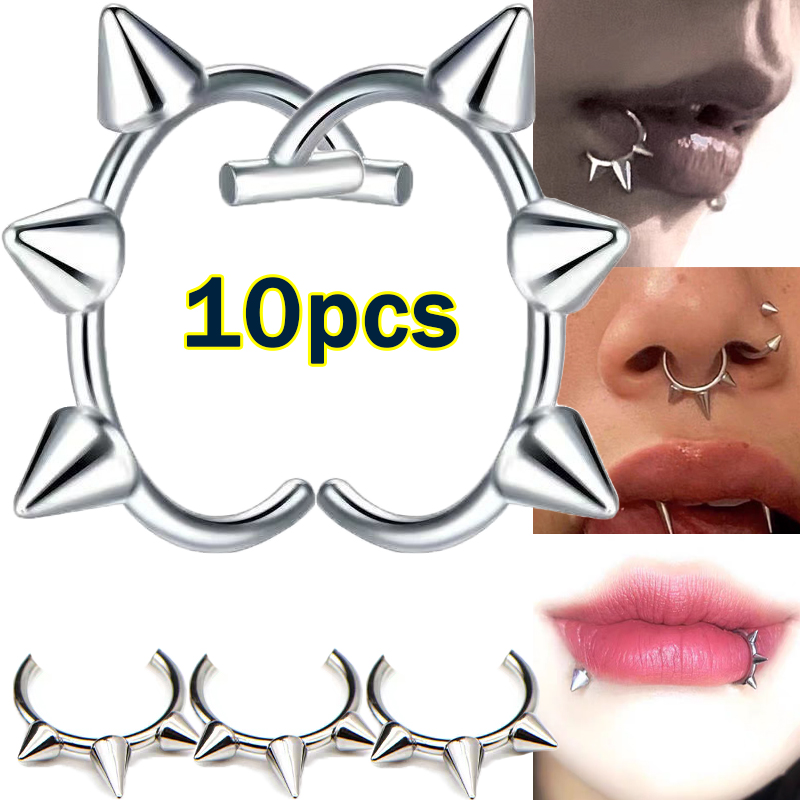 Body Jewelry Nose Ring - 10 шт., кольцо в носу в