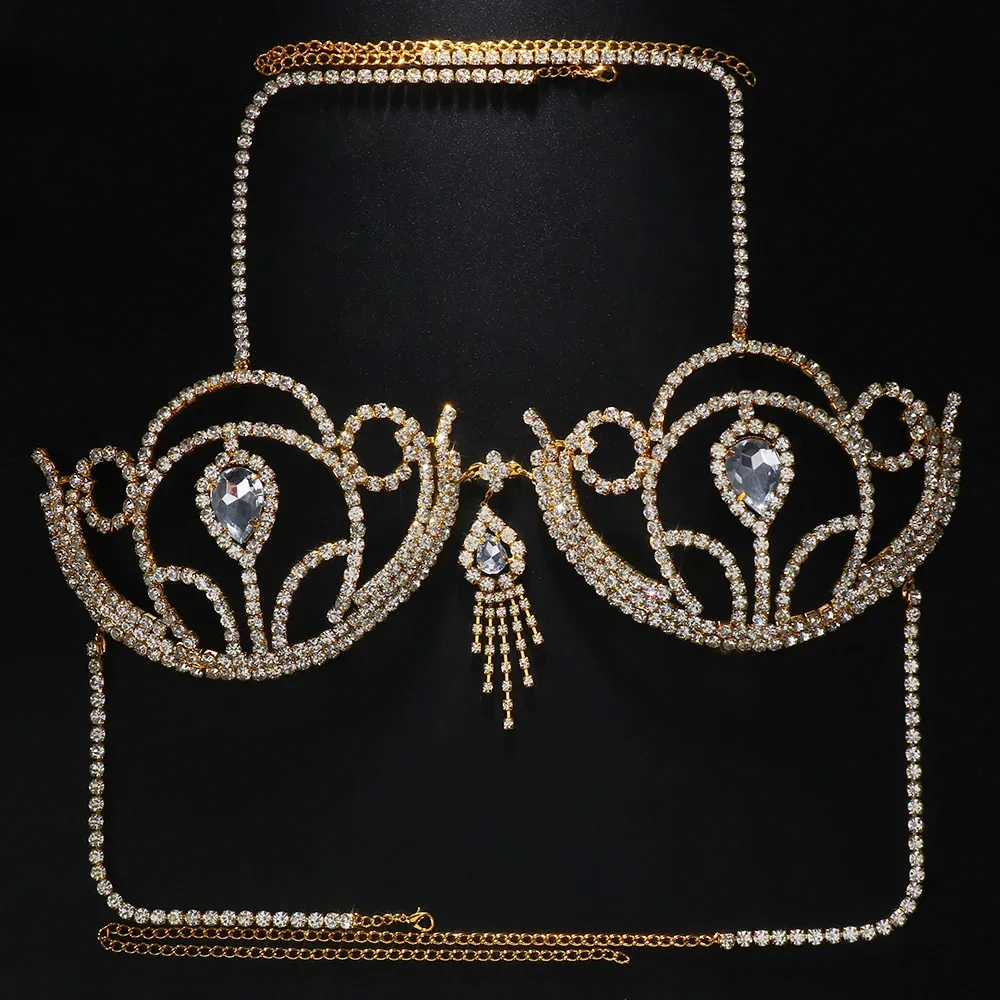 Роскошный женский бюстгальтер- – обзор и цена Body Jewelry Harness