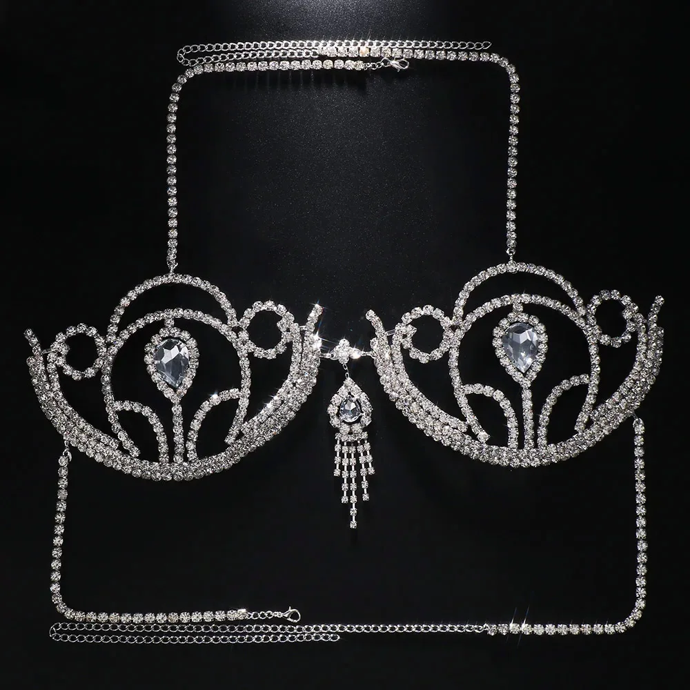 Роскошный женский бюстгальтер- – обзор и цена Body Jewelry Harness