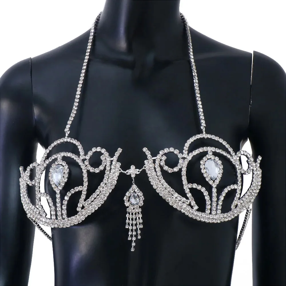 Роскошный женский бюстгальтер- – обзор и цена Body Jewelry Harness