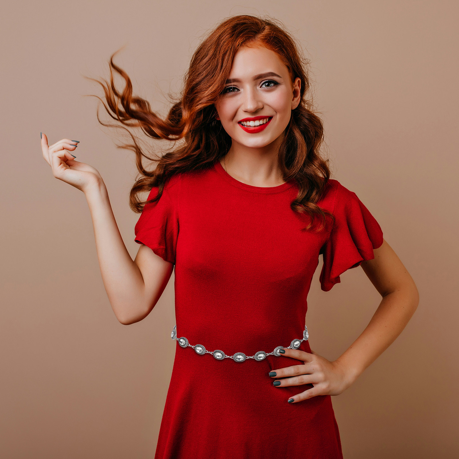 Роскошный винтажный пояс-цепоч – обзор и цена Body Jewelry Dress