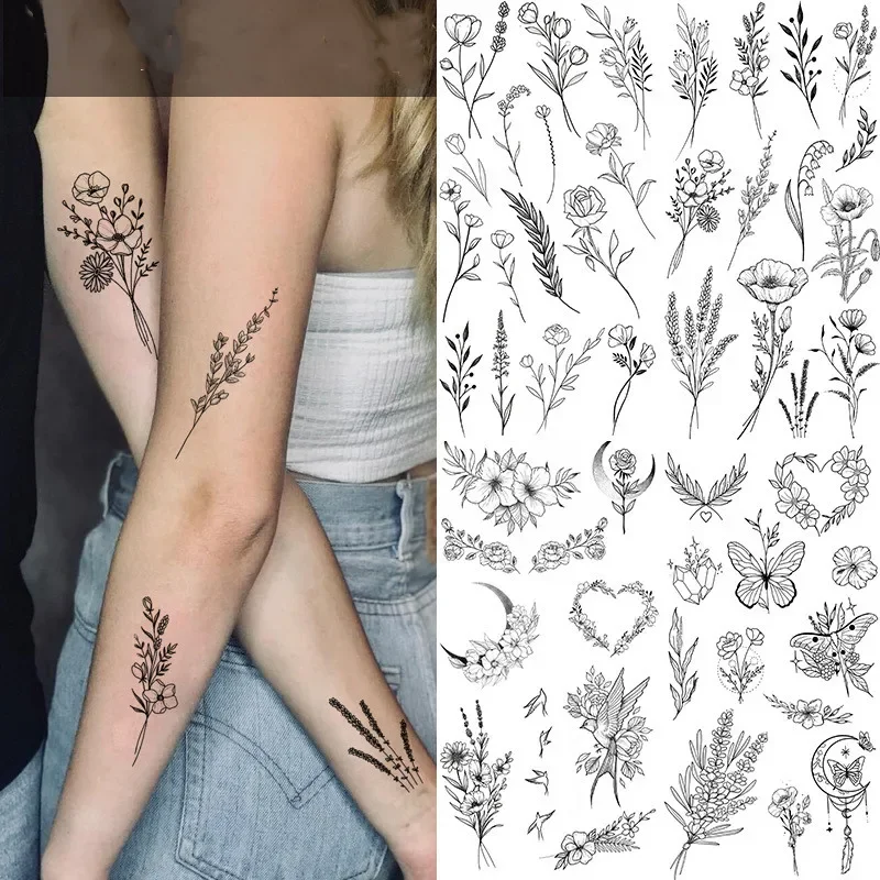 Поддельная татуировка с бабочк – обзор и цена Body Jewelry Tattoo