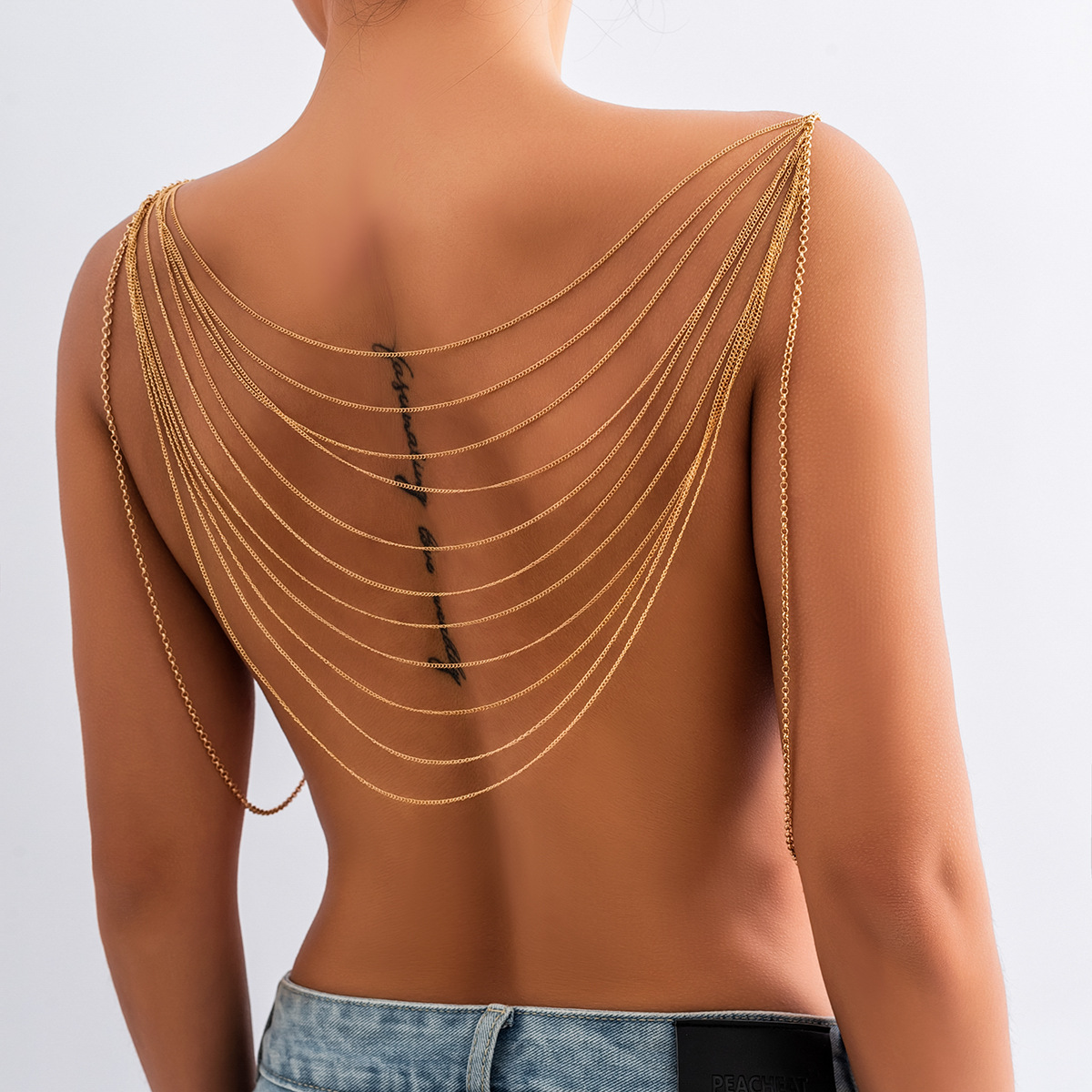 Классическая многослойная цепо – обзор и цена Body Jewelry Harness