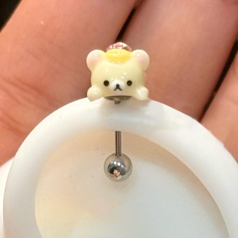 Милые серьги-гвоздики Rilakkum – обзор и цена Body Jewelry Lot