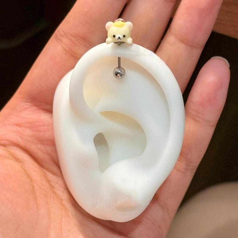 Милые серьги-гвоздики Rilakkum – обзор и цена Body Jewelry Lot