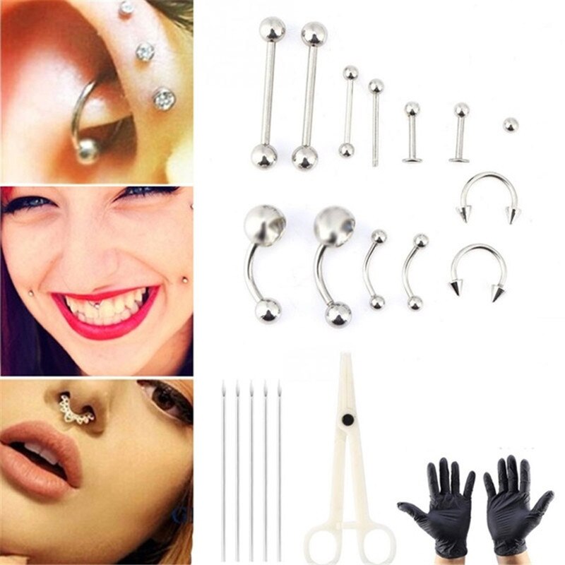 1 комплект, одноразовый профес – обзор и цена Body Jewelry Lot