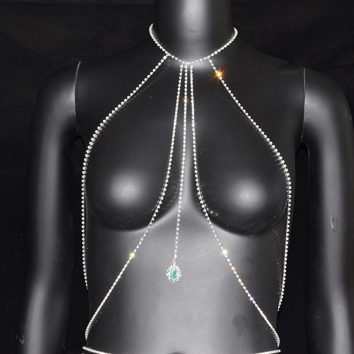 Сексуальный бюстгальтер со стр – обзор и цена Body Jewelry Dress