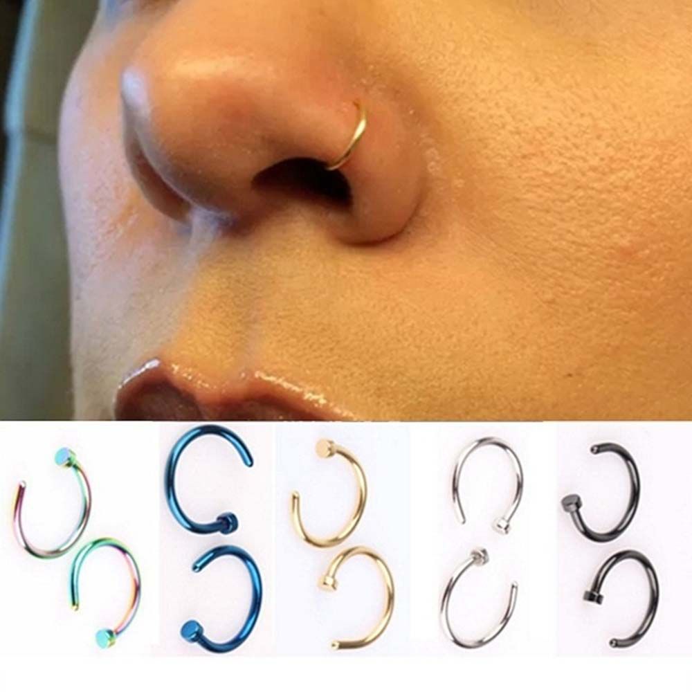 Тонкие серьги-гвоздики в форме – обзор и цена Body Jewelry Nose Ring