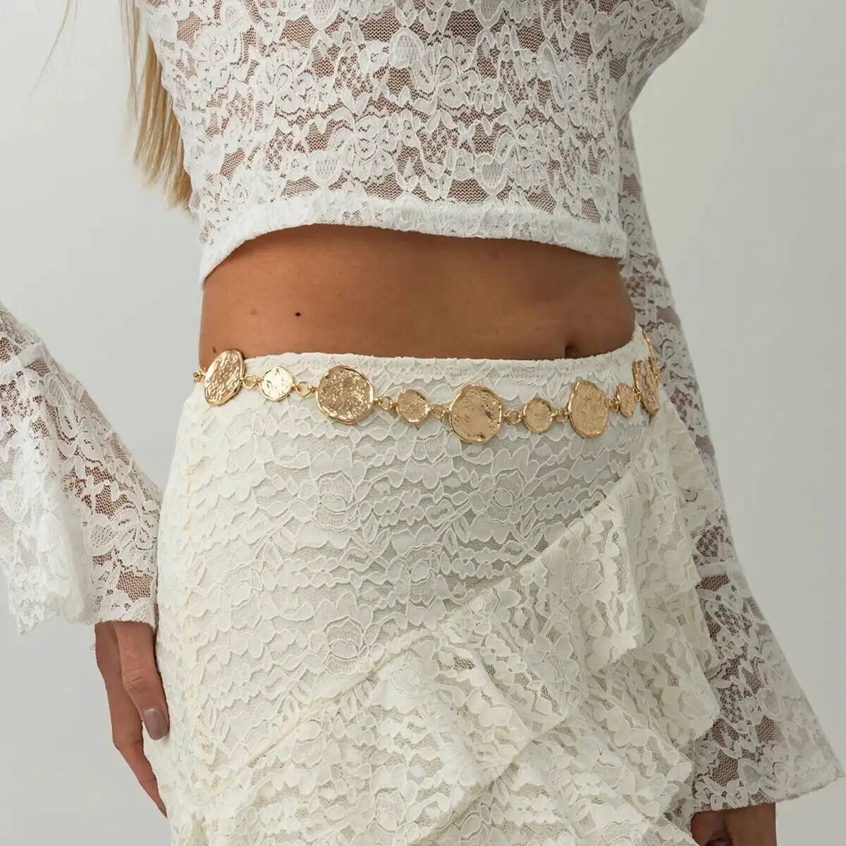 Панк золотого цвета, круглые ц – обзор и цена Body Jewelry Dress