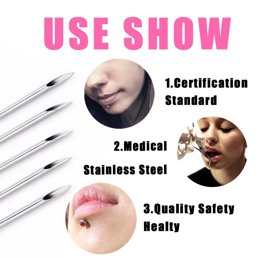 Одноразовые Стерильные иглы дл – обзор и цена Body Jewelry Tattoo