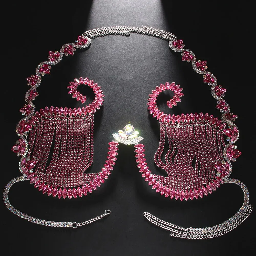 Женский бюстгальтер с кристалл – обзор и цена Body Jewelry Chest