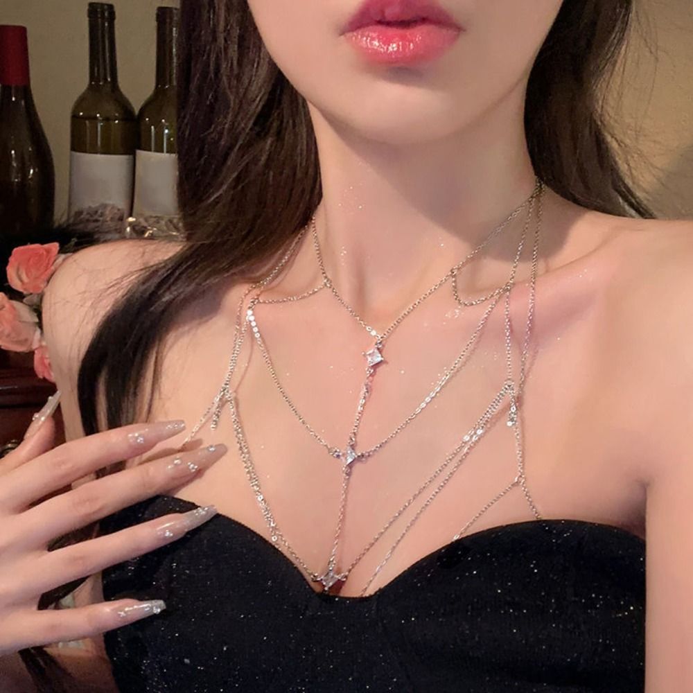 Блестящая цепочка на тело с ка – обзор и цена Body Jewelry Chest