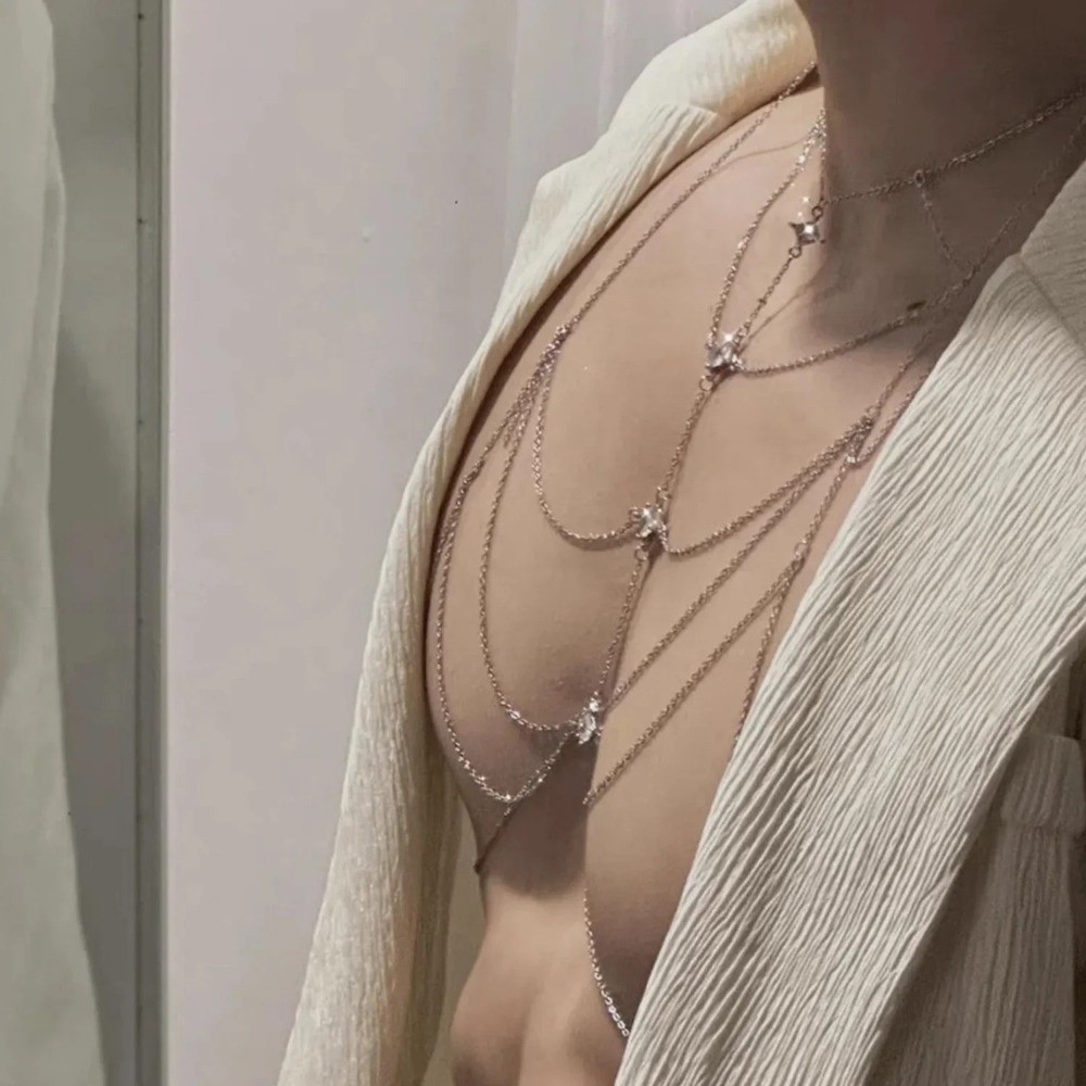 Блестящая цепочка на тело с ка – обзор и цена Body Jewelry Chest