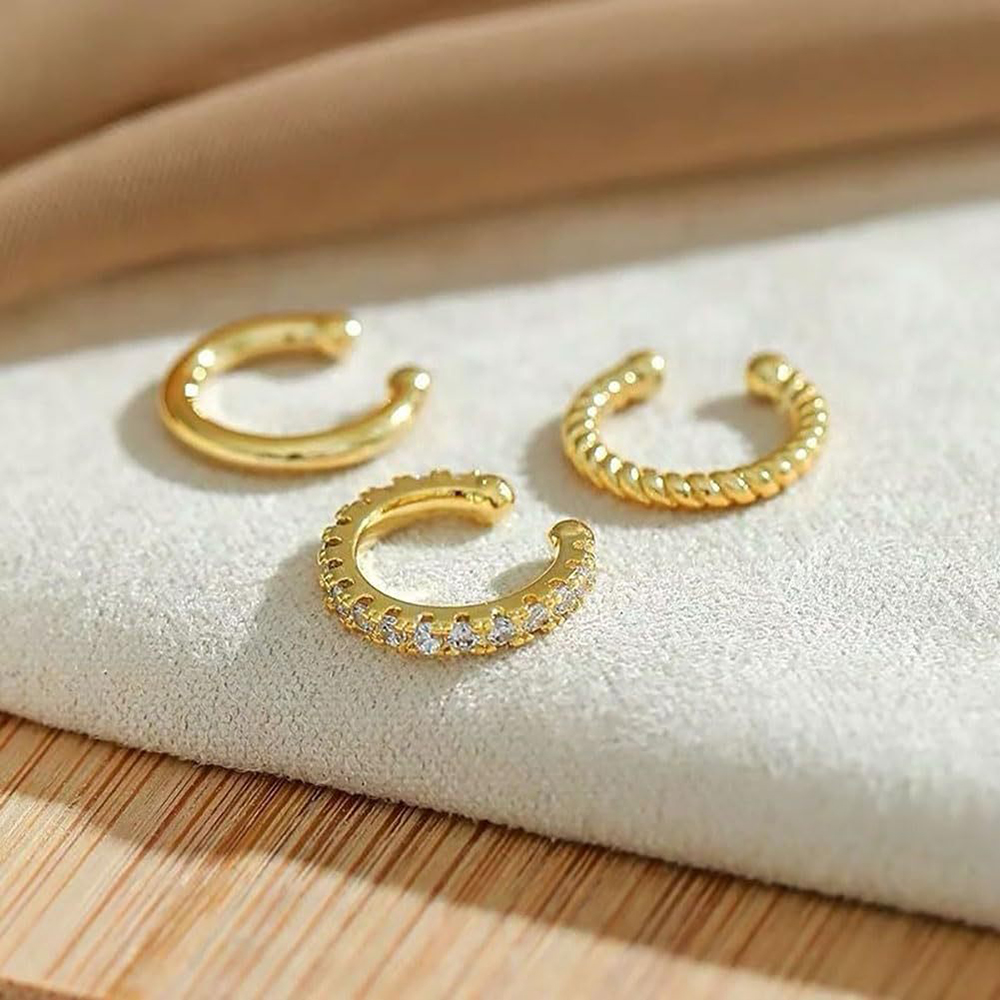 Набор из 3 модных золотистых к – обзор и цена Body Jewelry Lot