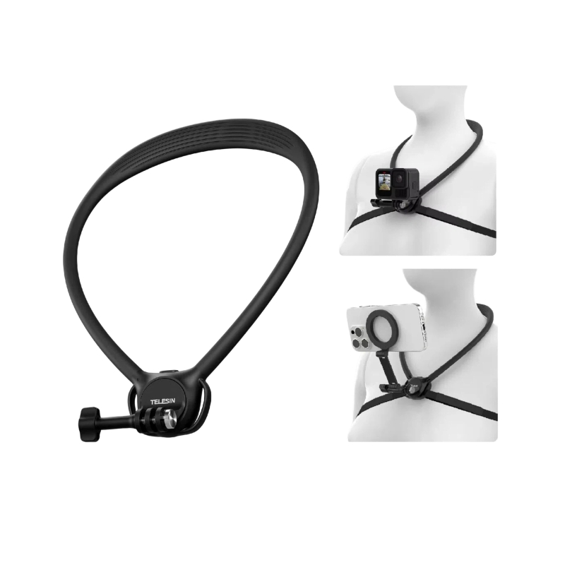 Крепление на шею TELESIN 2 в 1 – обзор и цена Body Jewelry Harness