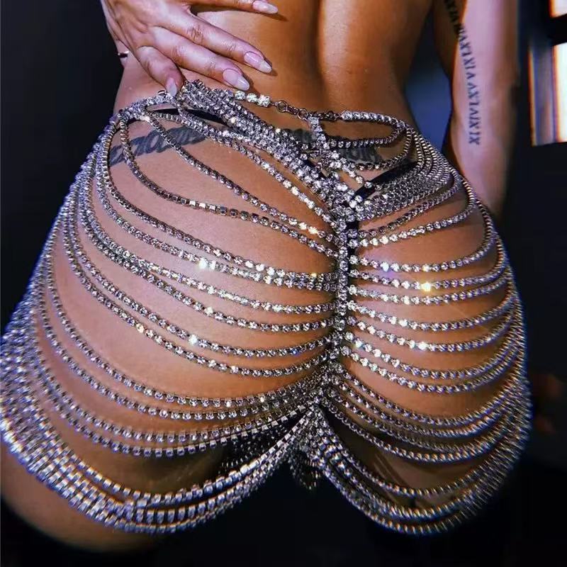 1 шт., сексуальная модная юбка – обзор и цена Body Jewelry Dress